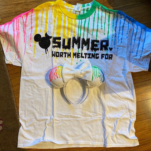 Summer Worth Melting for small shop tee and ears - Picture 5 of 8